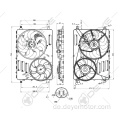 Neuheiten meistverkaufter Kühlerlüftermotor 12V